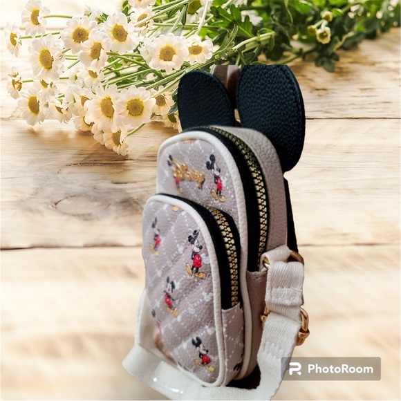 NWT Disney Mickey Mouse Monogram Crossbody - Picture 4 of 10